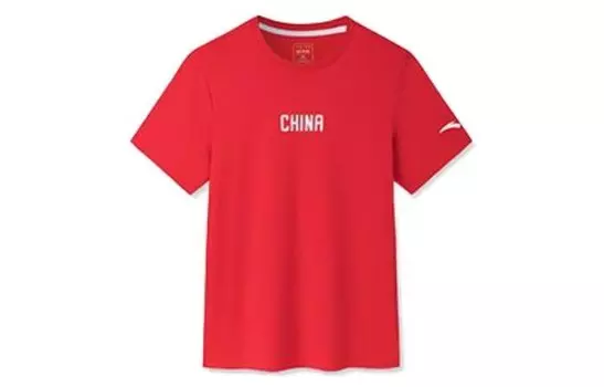 Футболка мужская классическая красная Anta