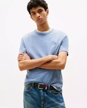 Футболка мужская классического кроя с коротким рукавом Tommy Jeans, синий