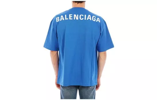 Футболка мужская Klein Blue Balenciaga, цвет Klein Blue
