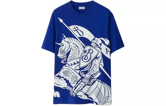 Футболка мужская Knight Blue Burberry, синий