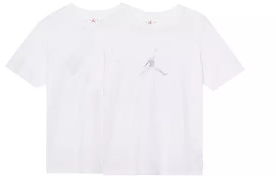 Футболка мужская комплект из 2 шт., белая Jordan, белый