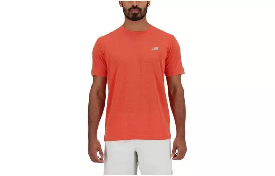 Футболка мужская коралловая New Balance, цвет Coral