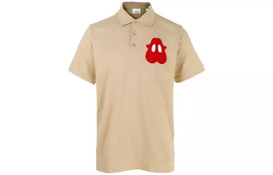 Футболка мужская коричневая Burberry, коричневый