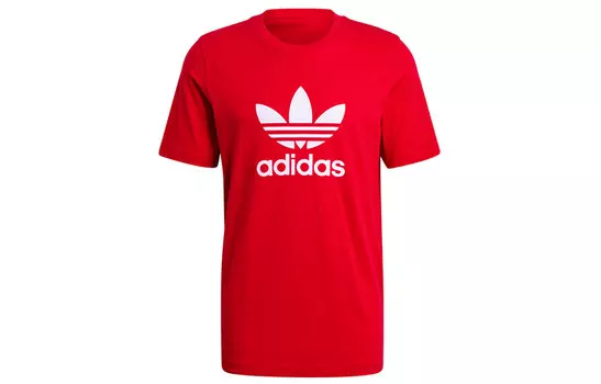 Футболка мужская красная Adidas Originals, красный