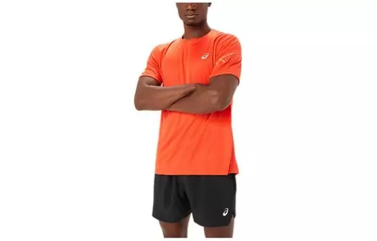 Футболка мужская красная Asics, красный