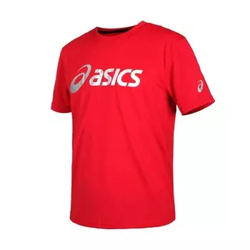 Футболка мужская красная Asics, красный