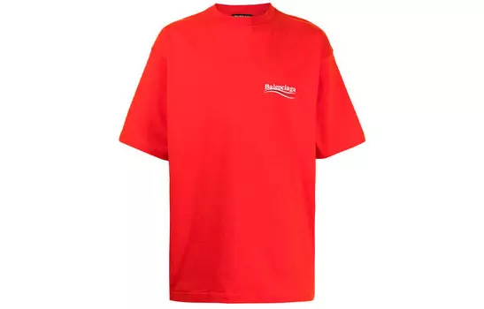 Футболка мужская красная Balenciaga, красный
