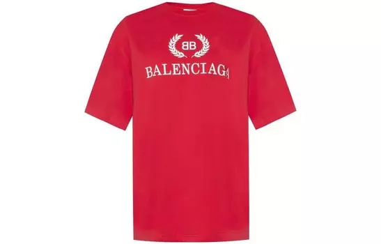 Футболка мужская красная Balenciaga, красный