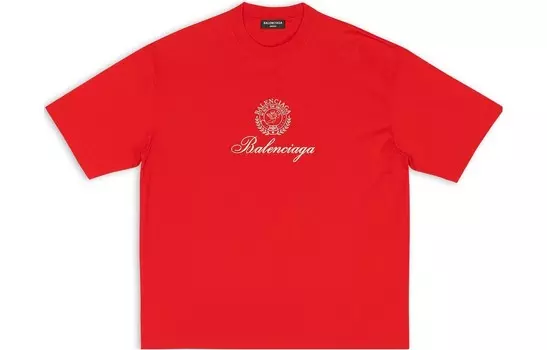Футболка мужская красная Balenciaga, красный