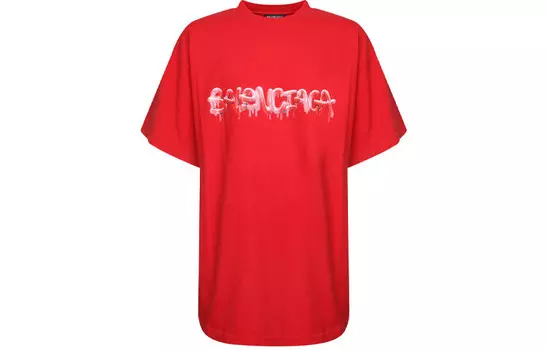 Футболка мужская красная Balenciaga, красный
