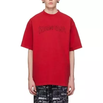 Футболка мужская красная Balenciaga, красный