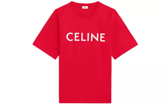 Футболка мужская красная Celine, красный