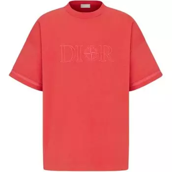 Футболка мужская красная Dior, красный