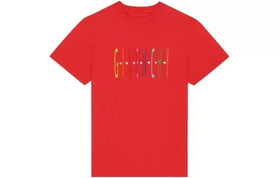 Футболка мужская красная Givenchy, красный