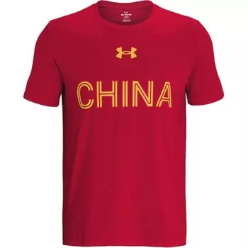 Футболка мужская красная Under Armour, красный
