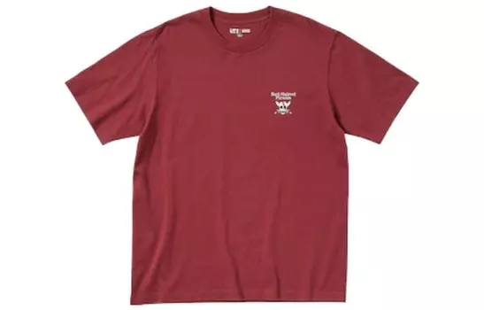 Футболка мужская красная Uniqlo, красный
