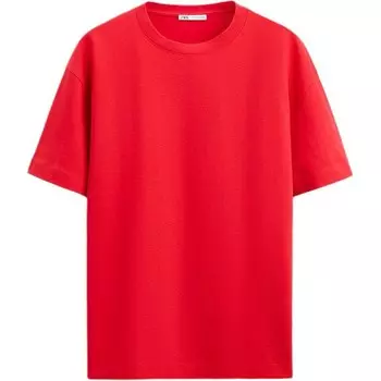 Футболка мужская красная Zara, красный