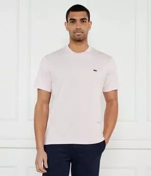 Футболка мужская Lacoste классического кроя, розовый