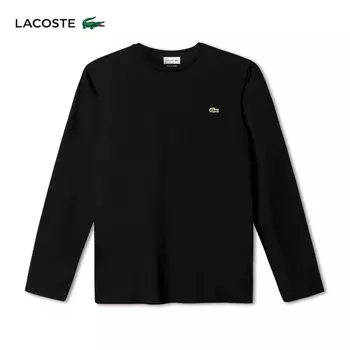 Футболка мужская Lacoste с круглым вырезом и длинными рукавами, белый
