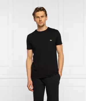Футболка мужская Lacoste с логотипом, черный