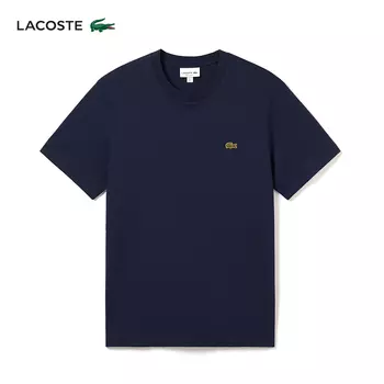 Футболка мужская Lacoste удобная, темно - синий