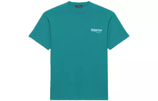 Футболка мужская Lake Green Balenciaga, зеленый