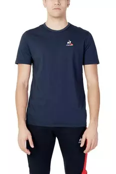 Футболка мужская Le Coq Sportif однотонная, синий