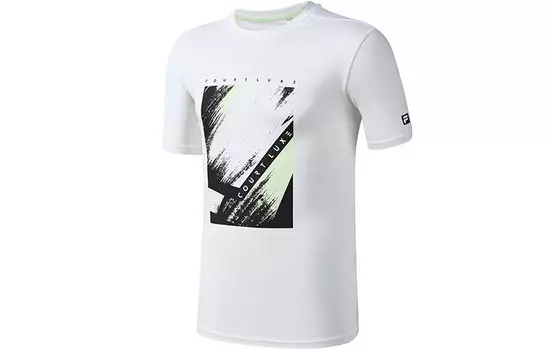 Футболка мужская легкая белая Fila, цвет Jade White