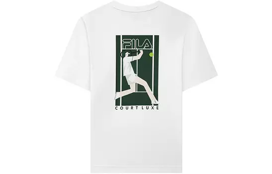 Футболка мужская легкая белая Fila, цвет Jade White
