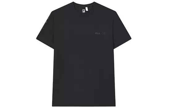 Футболка мужская легкая черная Fila, черный