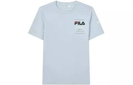 Футболка мужская легкая дымчато-синяя Fila, светло-голубой