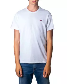 Футболка мужская Levis однотонная, белый