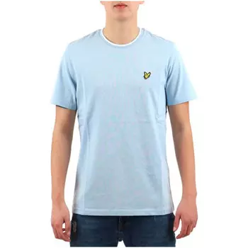 Футболка мужская Lyle & Scott с окантовкой горловины, светло-голубой