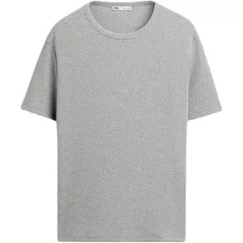 Футболка мужская маркировка серая Zara, цвет Markings grey