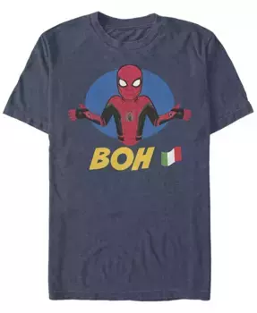 Футболка мужская Marvel "Spider-Man Far From Home Boh Spidey Shrug" с короткими рукавами Fifth Sun, синий