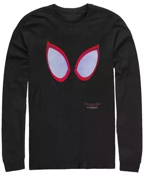 Футболка мужская Marvel Spider-Man Into the Spider-Verse Big Face с длинным рукавом Fifth Sun, черный