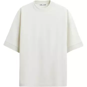 Футболка мужская матово-белая Zara, белый