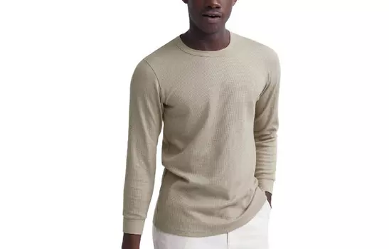 Футболка мужская Ming Tea коричневая Uniqlo, коричневый