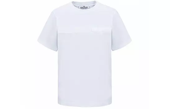 Футболка мужская молочно-белая Stone Island, белый