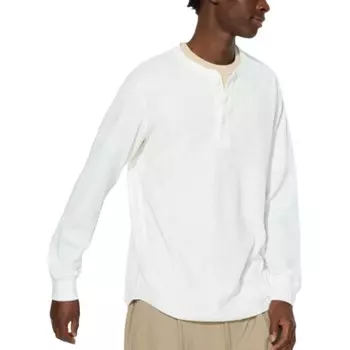 Футболка мужская молочно-белая Uniqlo, слоновая кость