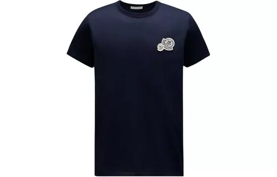 Футболка мужская Moncler, темно-синий