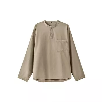 Футболка мужская Muji фланелевая, серый
