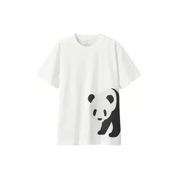 Футболка мужская Muji Tianzhu с принтом лисы, белый
