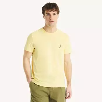 Футболка мужская Nautica Solid с круглым вырезом, цвет sunshine