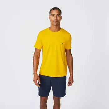 Футболка мужская Nautica Solid с круглым вырезом, цвет old gold