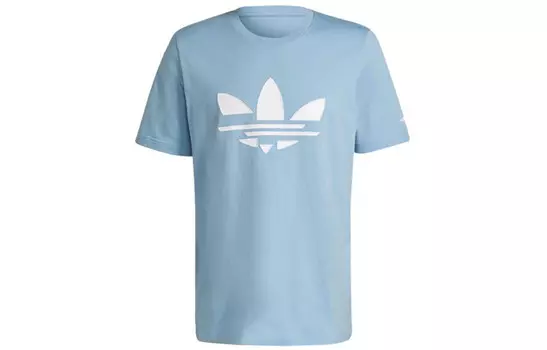 Футболка мужская небесно-голубая Adidas Originals, голубой