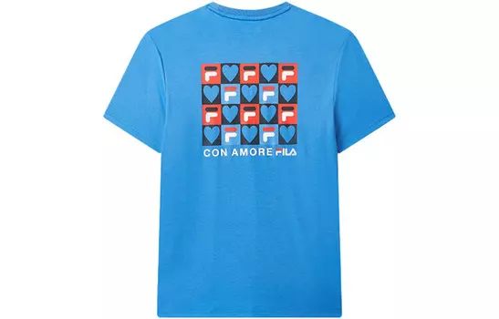 Футболка мужская небесно-голубая Fila, голубой