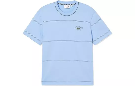 Футболка мужская небесно-голубая - HBP Lacoste, голубой