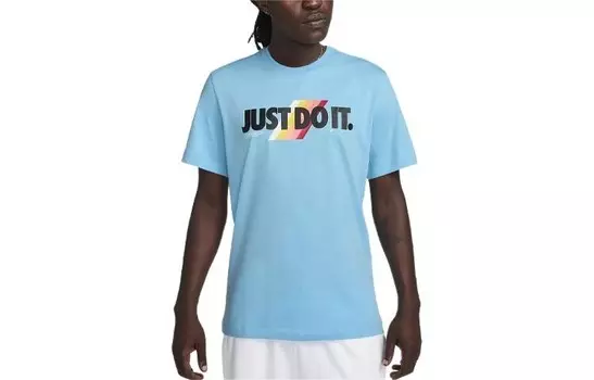 Футболка мужская небесно-голубая Nike, голубой