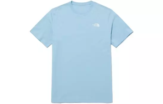 Футболка мужская небесно-голубая The North Face, голубой